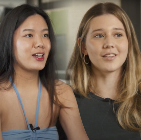 Charlene and Daniela